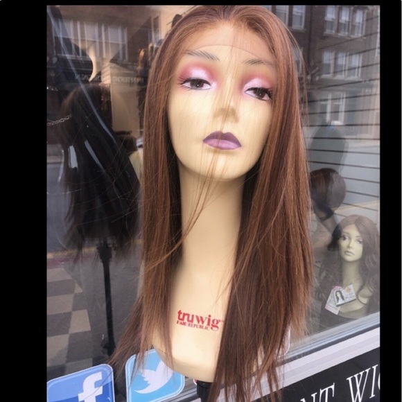 Copper Brown Ginger Lacefront Wig main image 8